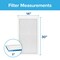 3M Filtrete 14 in. W X 30 in. H X 1 in. D Polypropylene 13 MERV Pleated Allergen Air Filter 1 pk UA24DC-6 - alternate 7
